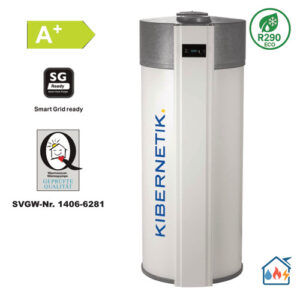 Kibernetik INOX Wärmepumpe 300 Liter ohne WT F2 VT3130 E