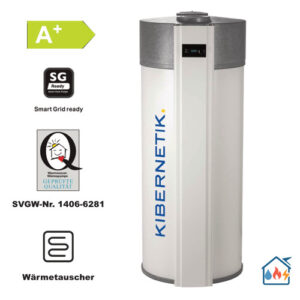 Kibernetik Wärmepumpe 400 Liter mit WT F2